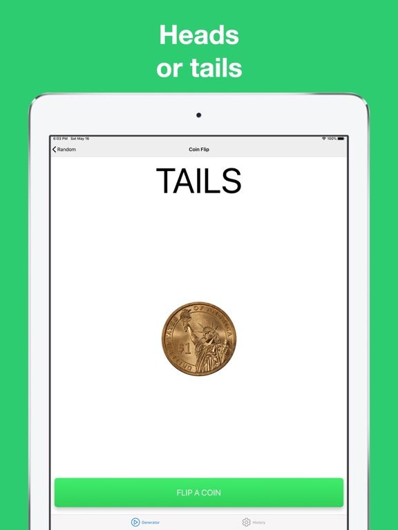 Random: Number generator iPad screenshot 5 - Entertainment app