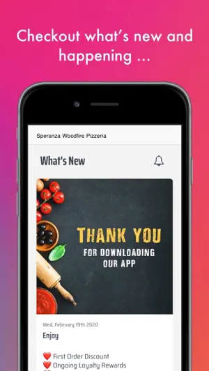 Speranza Woodfire Pizzeria screenshot 1
