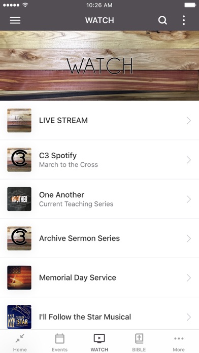 Converse Church of Christ Screenshot