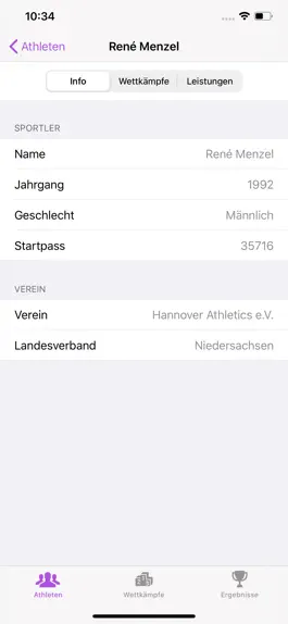 Game screenshot Leichtathletik App hack