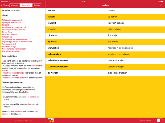 Snelcursus Spaans  NED-SPA