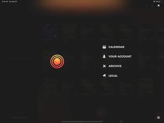 Raina iPad screenshot 5 - Music app