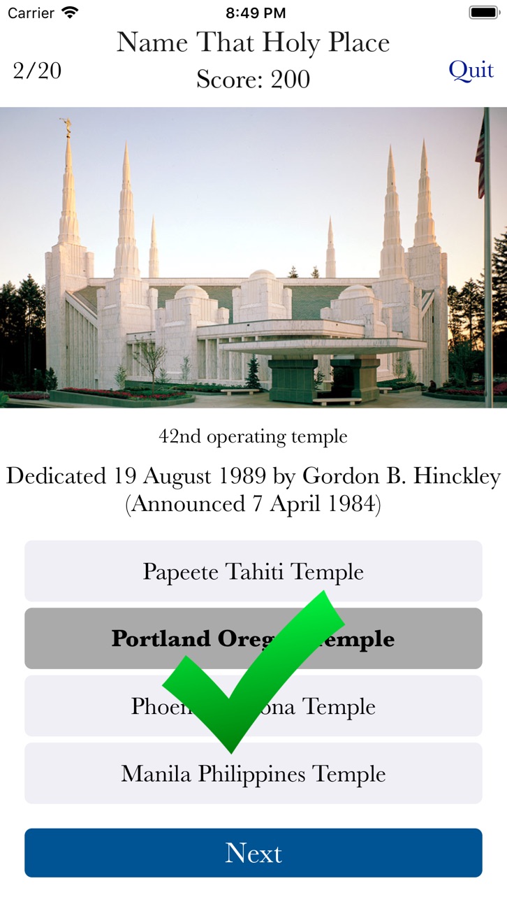 iPhone screenshot