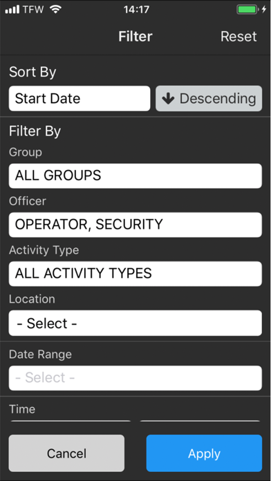 Omnigo Mobile Software Screenshot