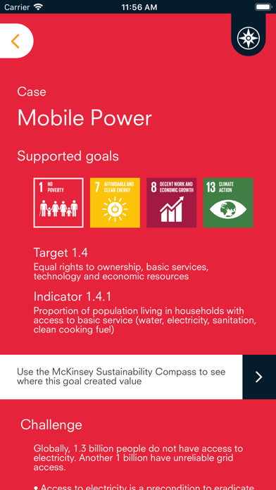 Global Goals BusinessNavigator Screenshot
