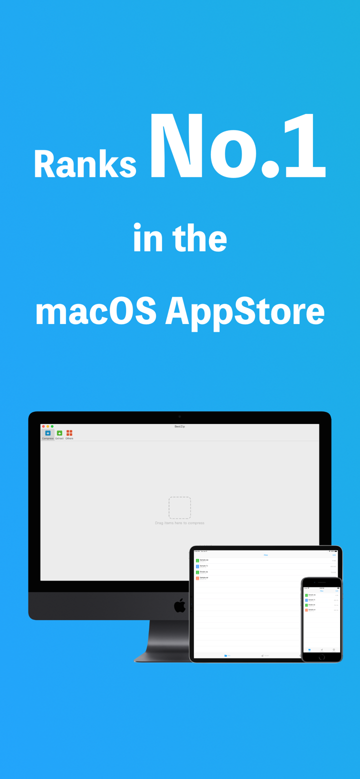 BestZip-RAR,7z,Zip Unarchiver screenshot 1