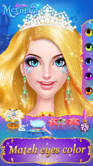 Mermaid Makeup Dressup screenshot 2
