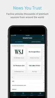 factiva iphone screenshot 2