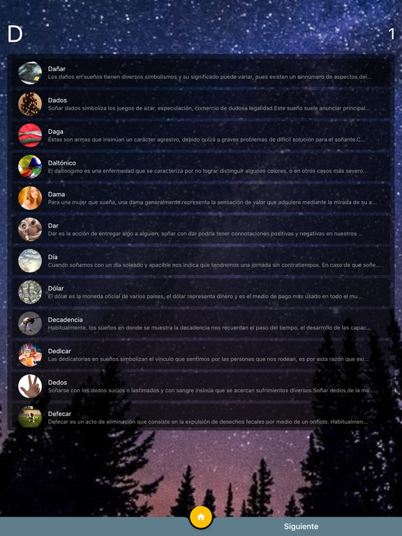 Screenshot #5 pour Sueños y sus significados