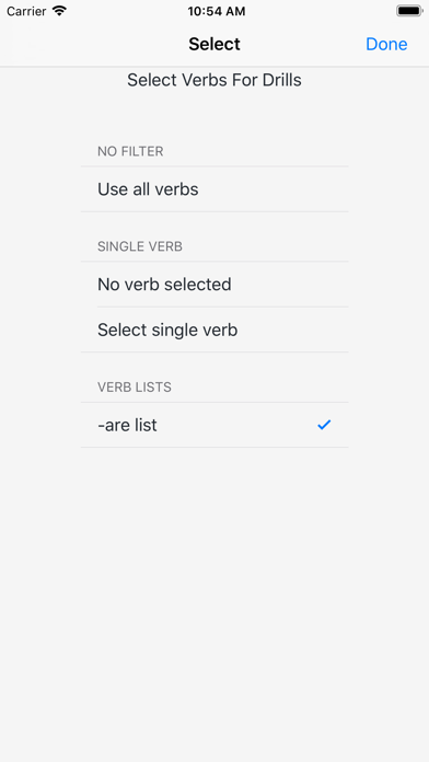 Verbi - Italian Verb Trainer Screenshot