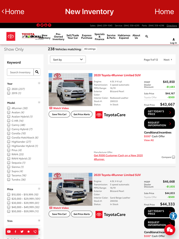 Screenshot #6 pour Toyota of Rockwall Dealer