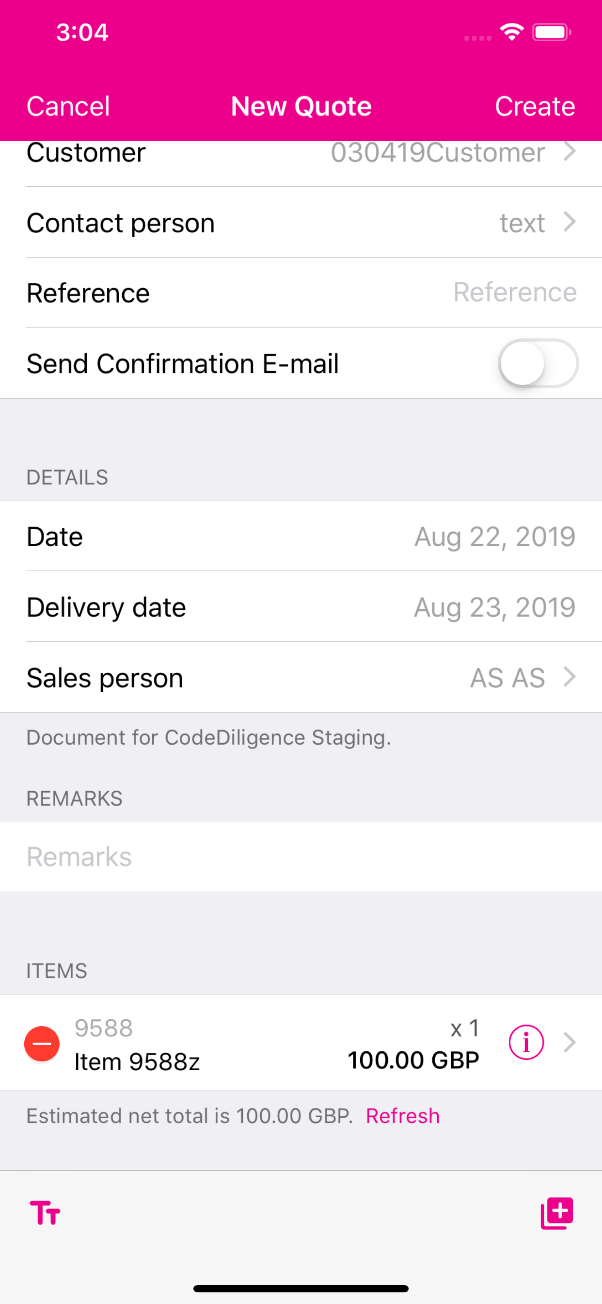Sell for SAP Business One screenshot 8