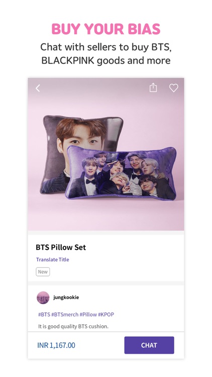 KPOP BIAS: Buy merch from fans screenshot-4