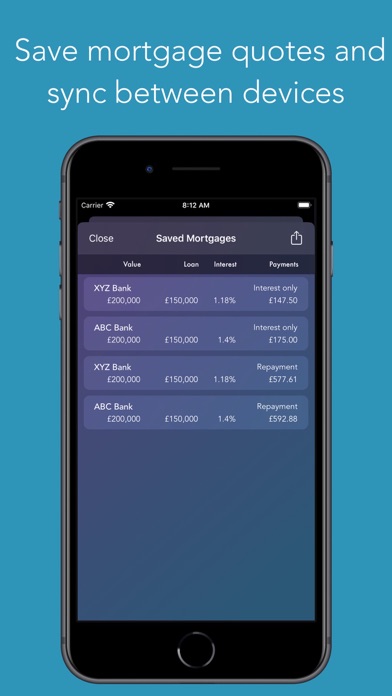 Screenshot #2 pour Easy Mortgage Calculator