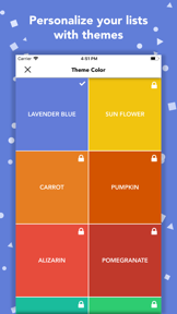 Lists To-do screenshot