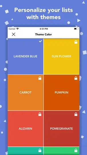 Screenshot von Lists To-do auf dem iPhone 8