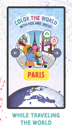 Coloring Fun with Fox & Sheep screenshot 3