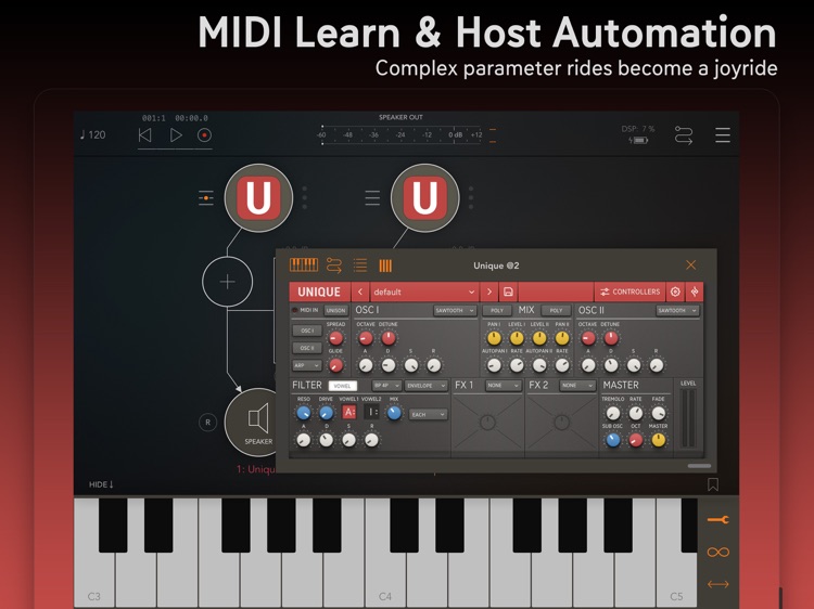Unique for iPad - Analog Synth screenshot-4