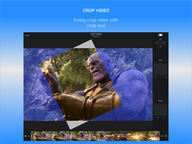 ‎CrVid - Great video editor! Screenshot