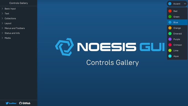NoesisGUI Controls Gallery
