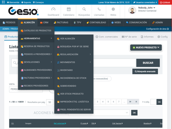Screenshot #6 pour GESIO ERP