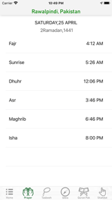 Qibla Direction - Prayer times screenshot