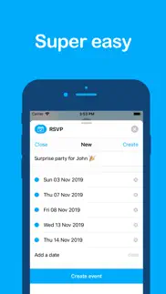 rsvp - event planning schedule iphone screenshot 4