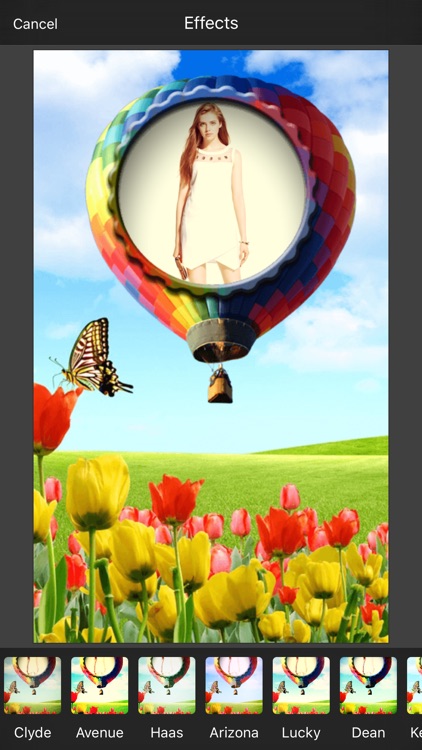 Air Balloon Photo Frames