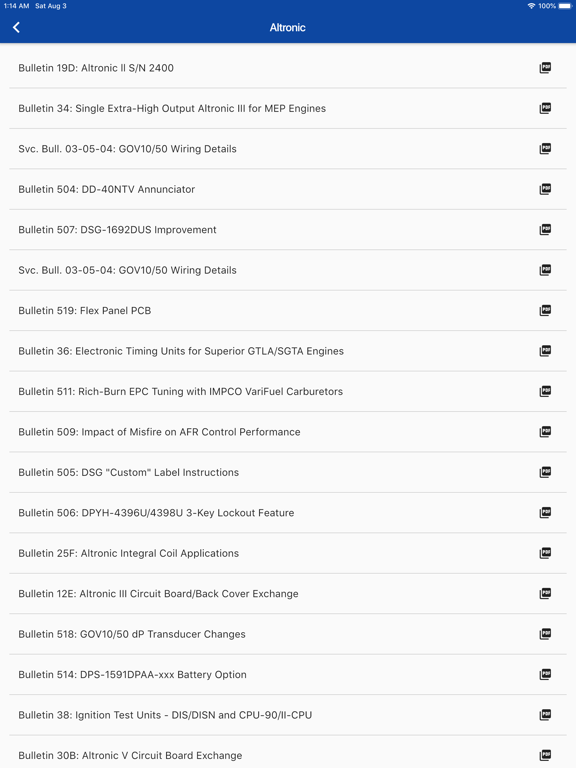 Altronic iPad screenshot 3 - Business app