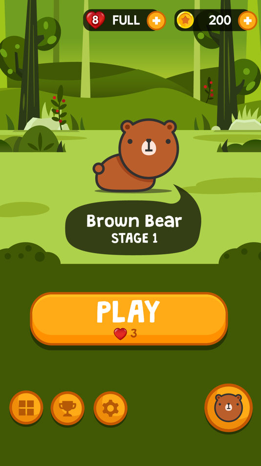 #7. Puzzle Bears (iOS) 由: MONSTER PLANET Corp.