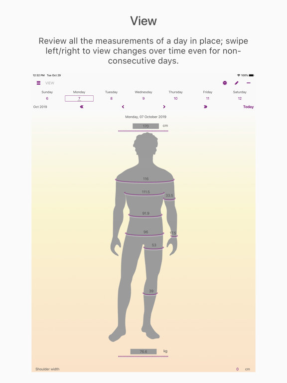 Screenshot #5 pour Remeasure Men Body