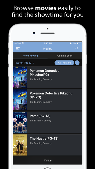 Screenshot #3 pour Paragon Theaters App