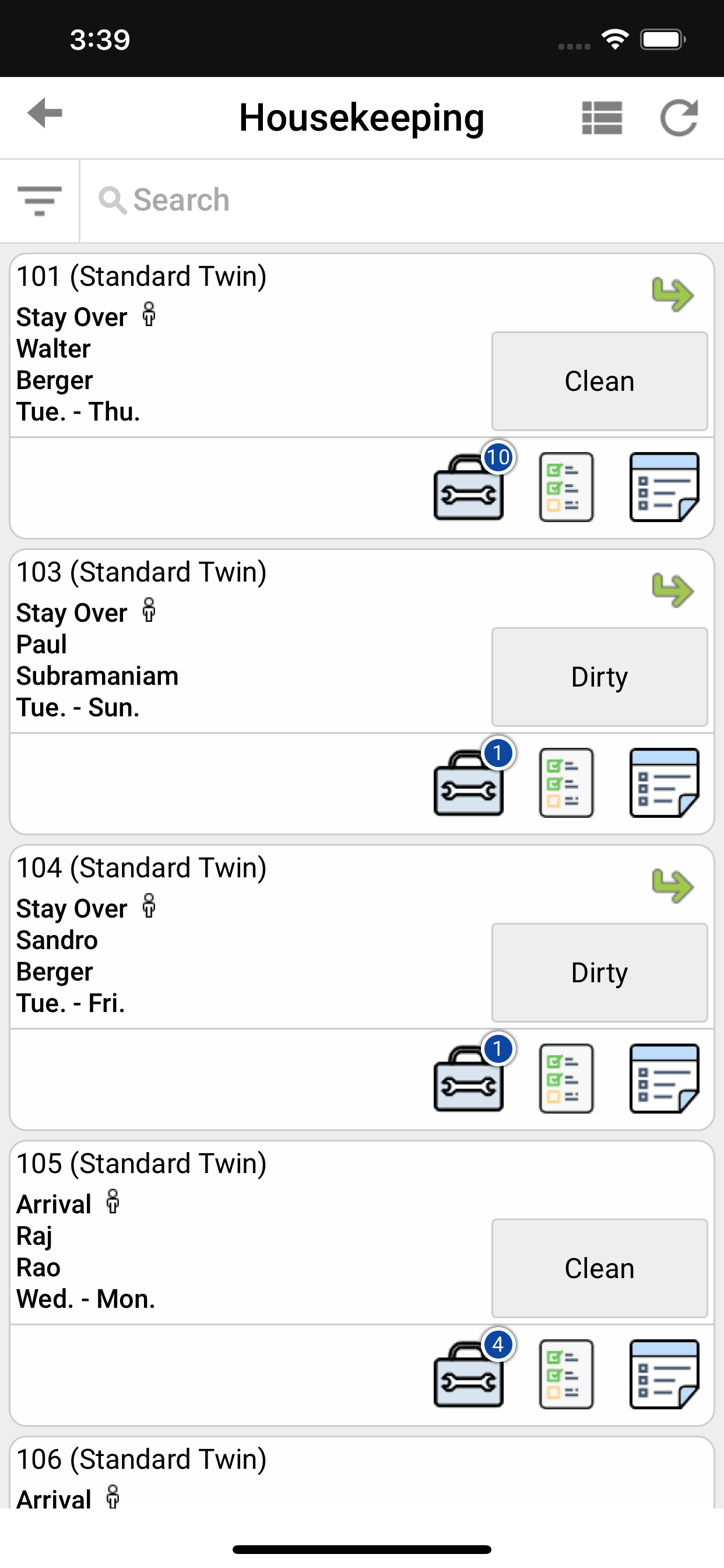 protel Air Housekeeping screenshot 3