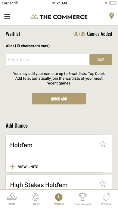 The Commerce Casino Screenshot