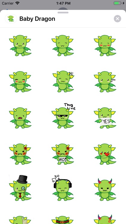 Baby Dragon Sticker Pack