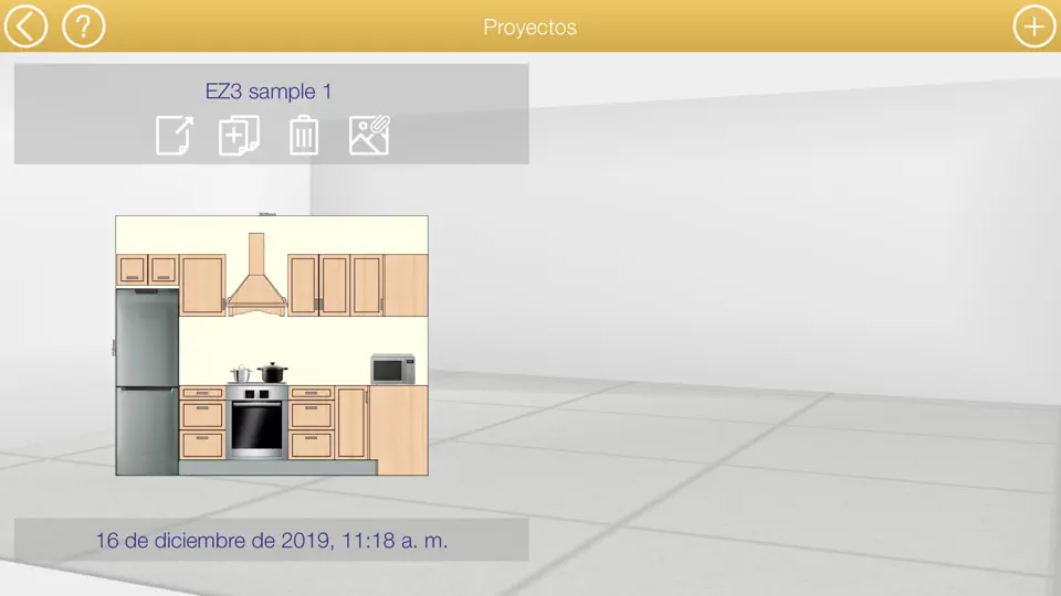 Captura de pantalla de EZ Kitchen 3 en iPhone 4