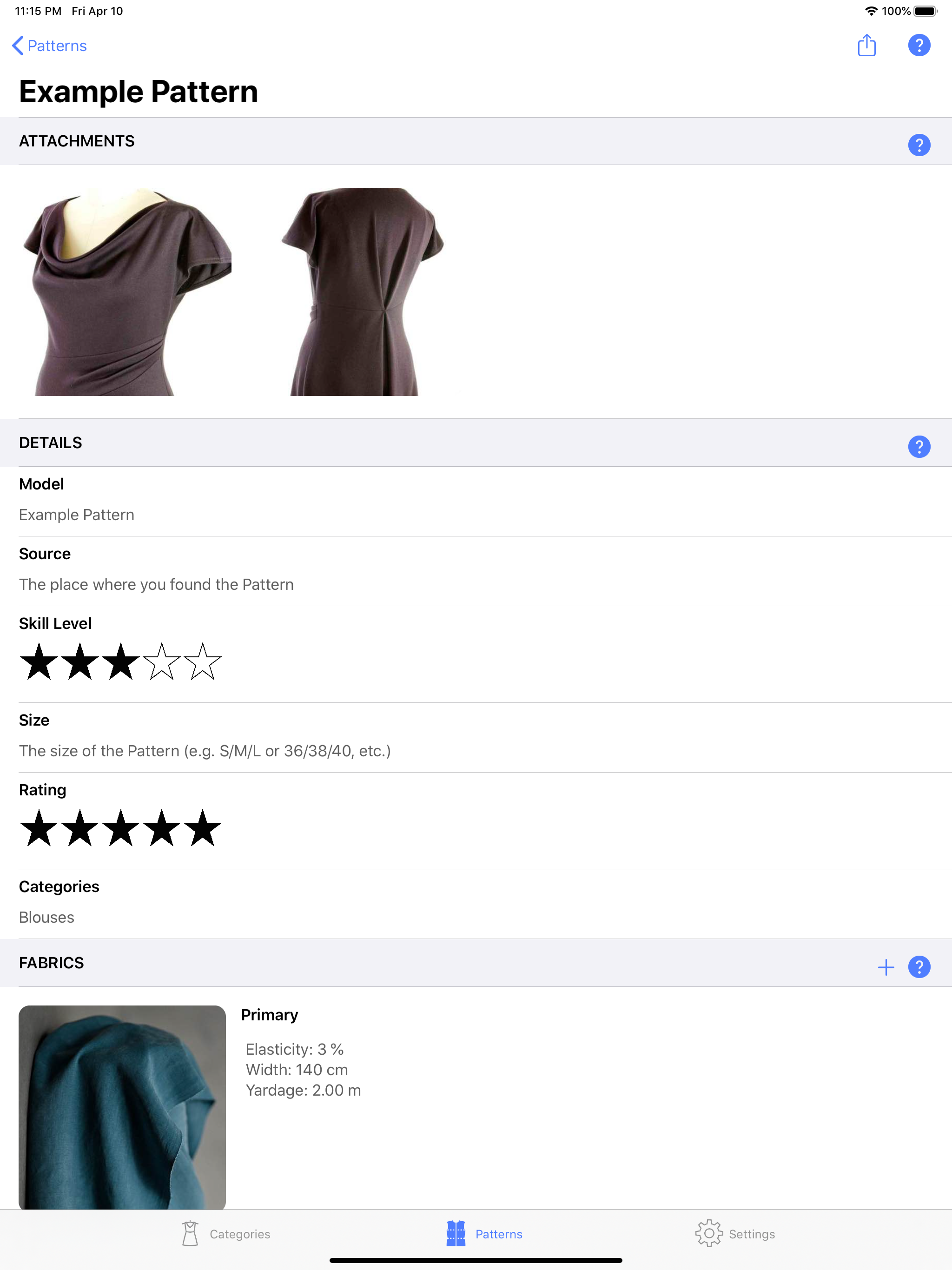 Sewing Patterns
