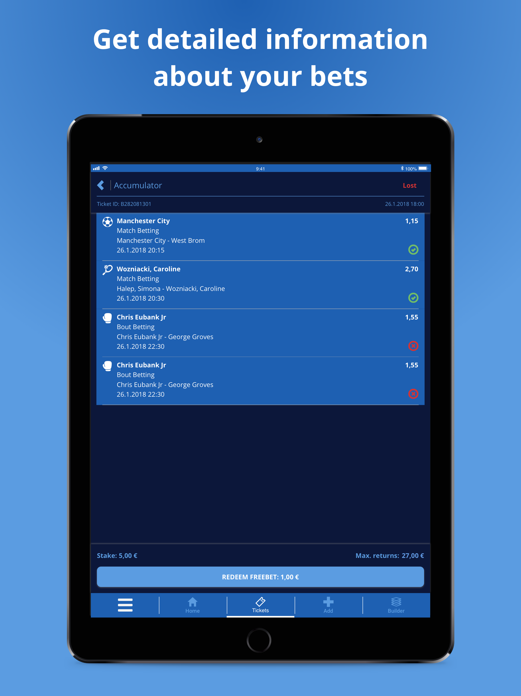 Magic Betting Bet Tracker