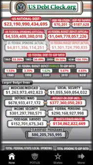 US Debt Clock .org iphone resimleri 1