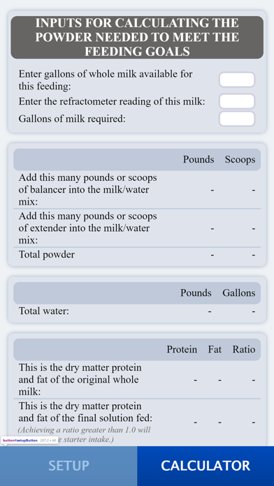 Screenshot #2 pour Whole Milk Calculator