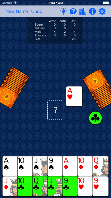 Cutthroat Pinochle Screenshot