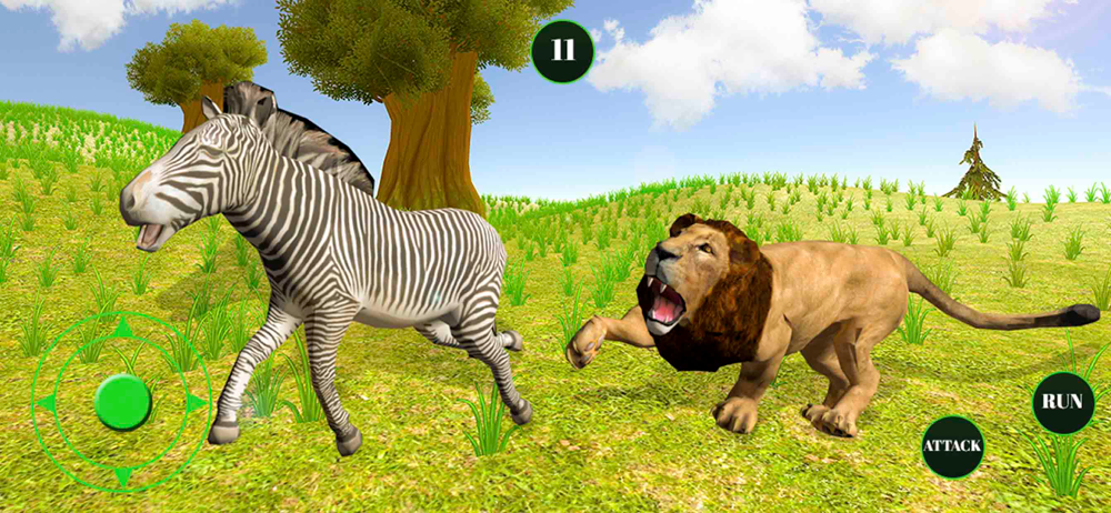 The Lion Forest Wild Animal screenshot 2