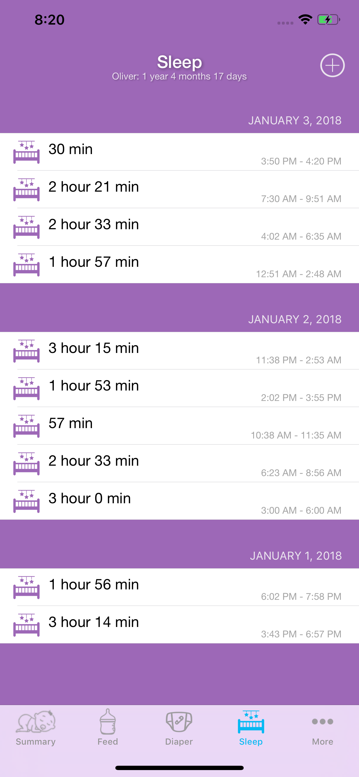 Newborn Baby tracker: baby Log screenshot 4