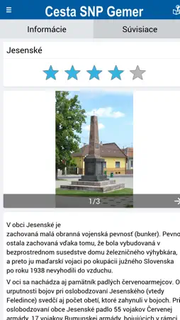 Cesta SNP screenshot 4