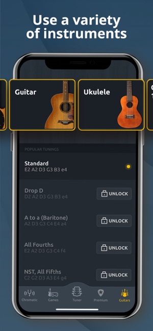 Guitar Tuner - Ukulele & Bass on the App Store