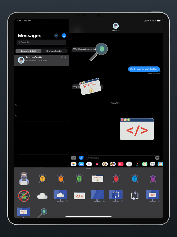Screenshot #5 pour Computer Bug Stickers