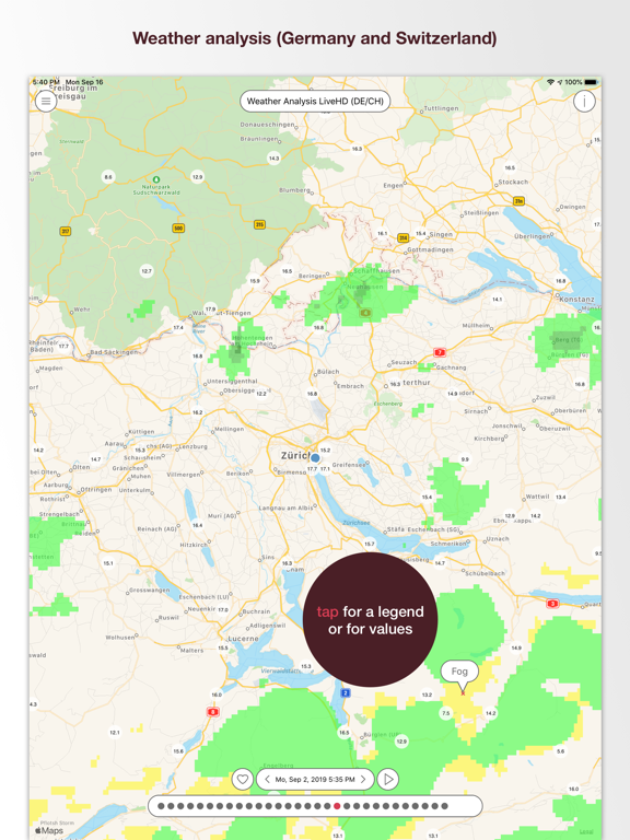 Pflotsh Storm iPad screenshot 2 - Weather app