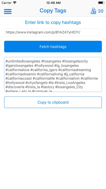 Copy Followers Tags