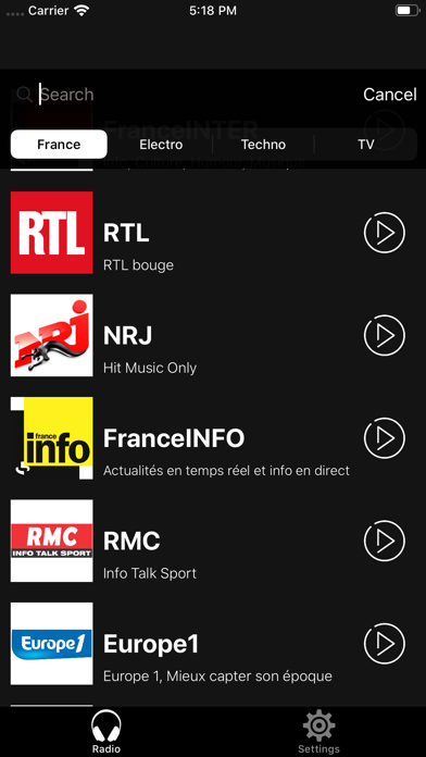 Screenshot #2 pour Radio Play par Radiomyme