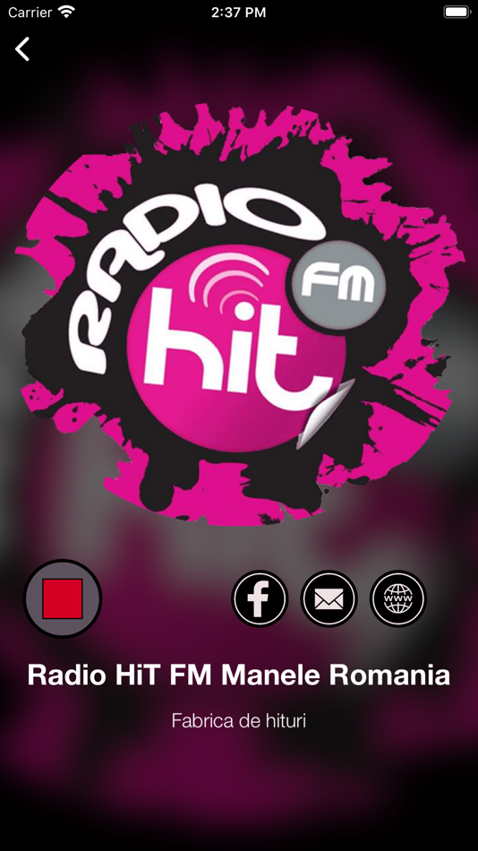 Radio HiT FM Manele Romania - 1.0 - (iOS)